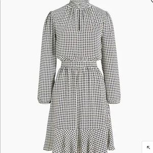 J.Crew brand new with tags, light black and white dress.